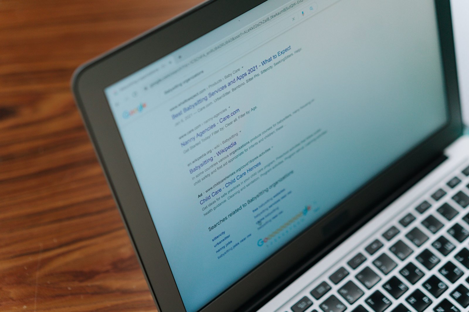 Illustration of a website struggling to appear in Google search results